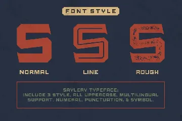 Saylery Typeface font