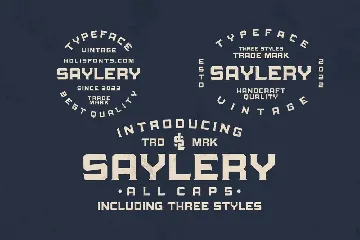 Saylery Typeface font