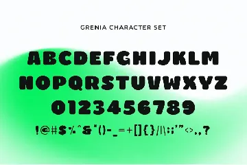 Grenia - Modern Display Bold Sans font