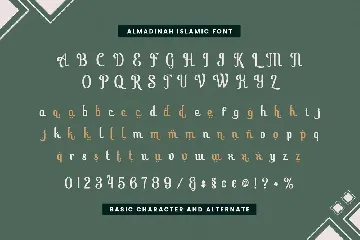 Arabic Font - Almadinah