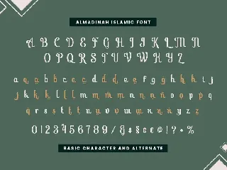 Arabic Font - Almadinah