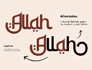 Arabic Font - Bimusih