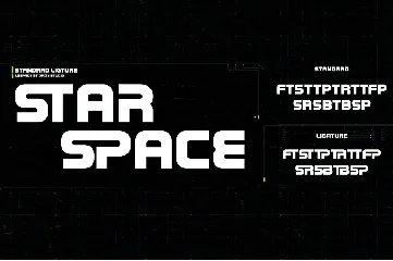 Lespace - Modern Sci-Fi Font