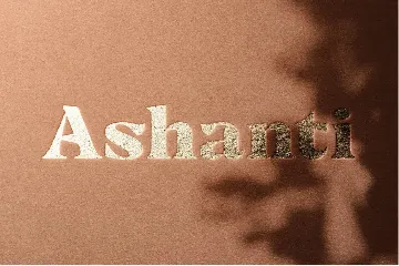 Ashanti - Elegant Serif Display font