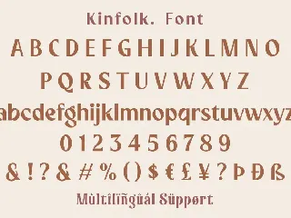 Kinfolk font