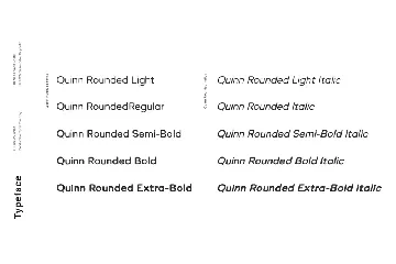 Quinn Rounded font