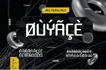 Detroid - Modern Futuristic Font