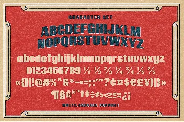 Bold Vintage Sans Serif Font