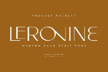 Leronine font