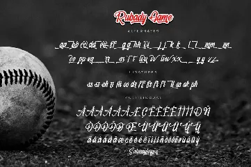 Rubady Game font