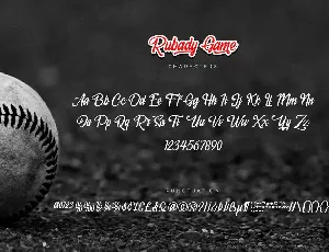 Rubady Game font