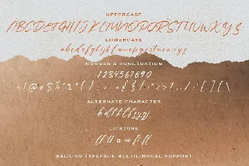 Baliung - Handwritten Font