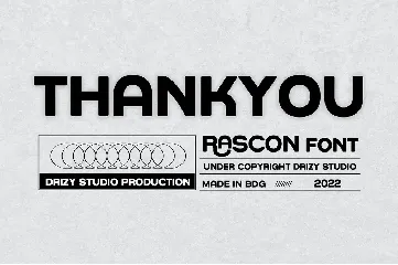 Rascon - Geometric Sans Sarif Font