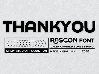 Rascon - Geometric Sans Sarif Font