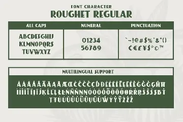 ROUGHET TYPEFACE font