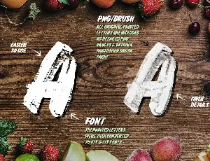 Grocery Brush font