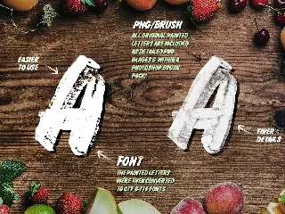 Grocery Brush font