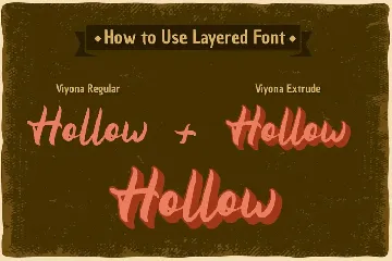 Viyona - Vintage Display Font