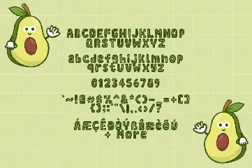 Avocado Days font