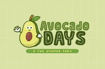 Avocado Days font