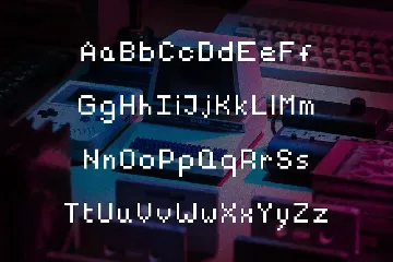 Alpharush - Retro Gaming Typeface font