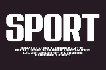 Kisagen - Sport Font