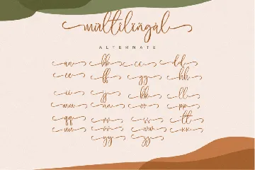 Malica Script Rough font