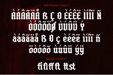 Blatters - Gothic Font