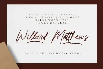 Bromrose Sands Signature font