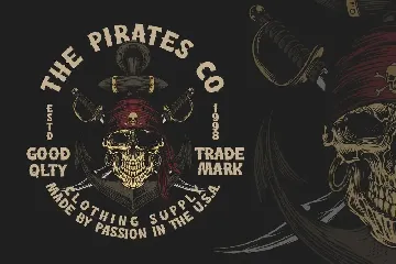 Capitan Mura - pirate display font