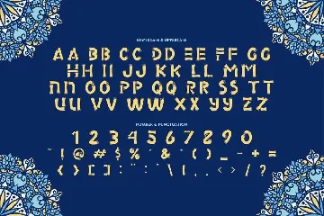 Scarf Bandana - Display Font