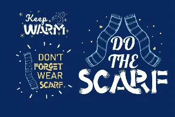 Scarf Bandana - Display Font