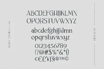 FOCGER DISPLAY SERIF font