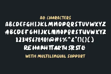 Nightwish - Chubby Display Font