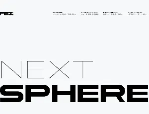 Next Sphere | Extended Sans Serif Font Family