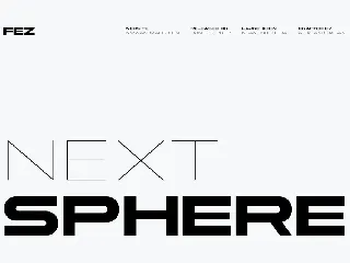 Next Sphere | Extended Sans Serif Font Family