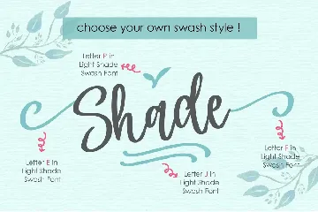 Light Shade - Script Font