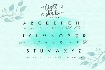 Light Shade - Script Font