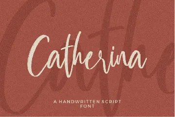 Catherina Script font