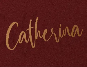 Catherina Script font