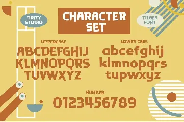 Tilges font