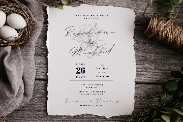 Rosemary Signature font