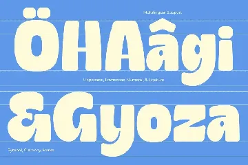 Gyoza - Modern Serif font