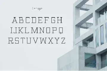 Architect - Geometrical Typeface font