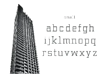 Architect - Geometrical Typeface font