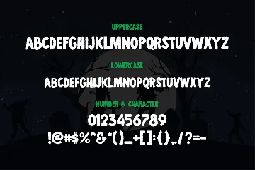 Zombified - Horror and Spooky Font