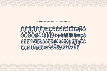 Hakubo - Japan Inspired Font