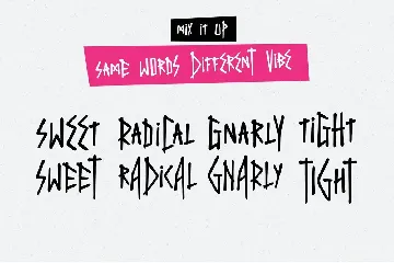 Misfit - Punk Typeface font