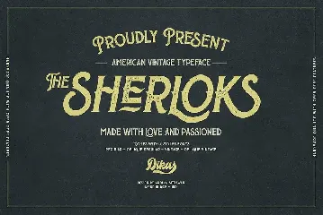 The Sherloks - 4 Styles font