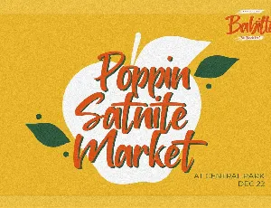 Babitta - Fun Brush Font